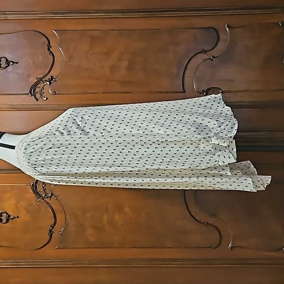 Free People | Cream Colored Tunic with Ancient Runes Pattern - Picture 2 of 9